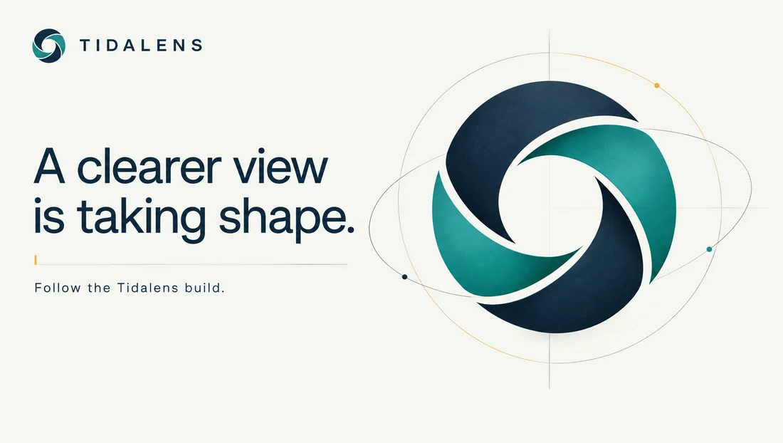 Tidalens — Follow the build editorial illustration